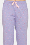 Rosaline U&I Knit Cotton Pyjama Set - Violet Tulip — thumbnail 6